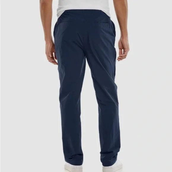 Coolibar Men’s Pants UPF 50+ Marco Summer Golf Casual Pants Navy NWT size 34 - Picture 3 of 13
